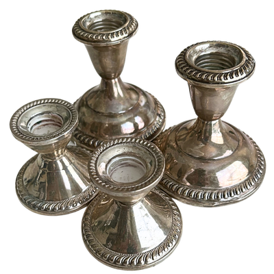Empire &amp; Duchin Creation Weighted Candlestick Holders Set of 4