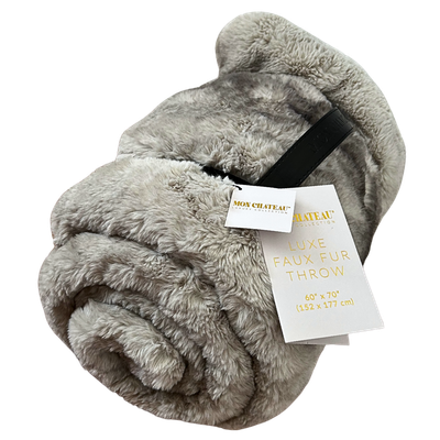 MON CHATEAU Luxury Collection Luxe Faux Fur Throw