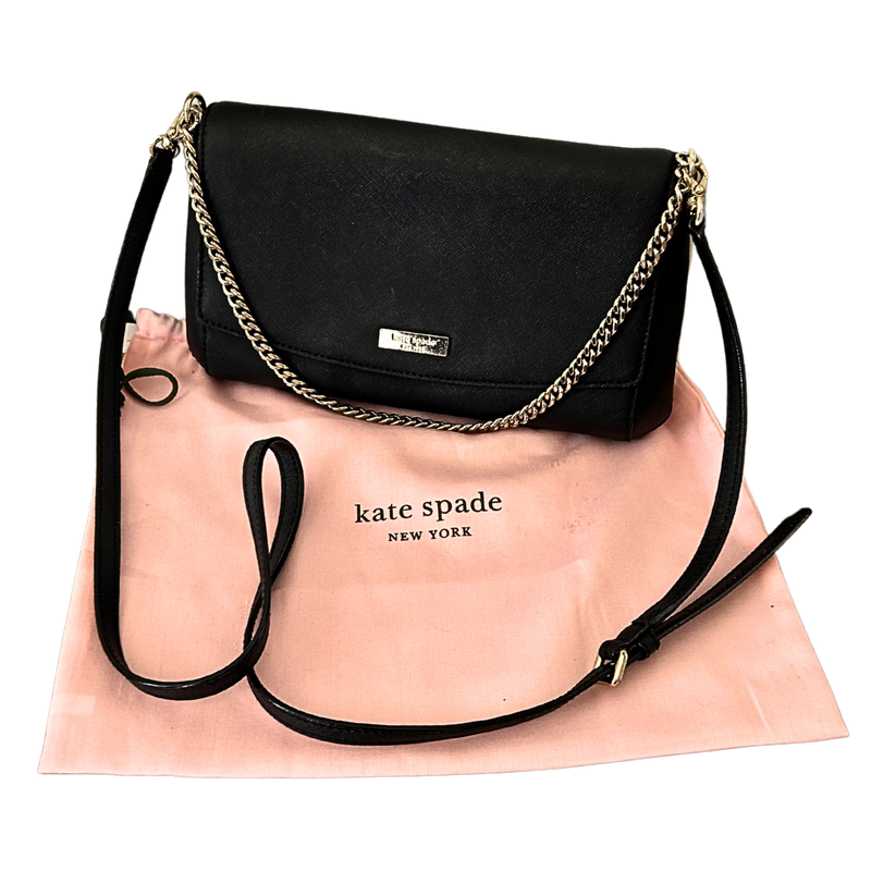 Kate Spade New York Flap Over Closure Chain Handle &amp; Detachable Crossbody Purse