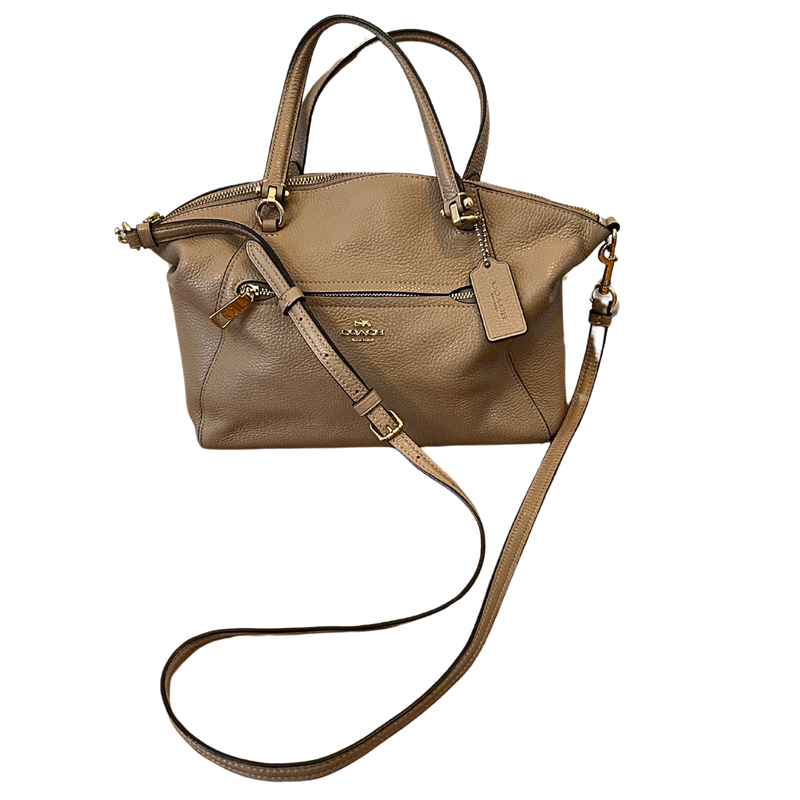 COACH Zip Top Closure Handle &amp; Detachable Crossbody Purse 79997