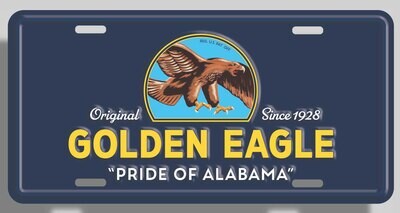 Golden Eagle Syrup Label License Plate