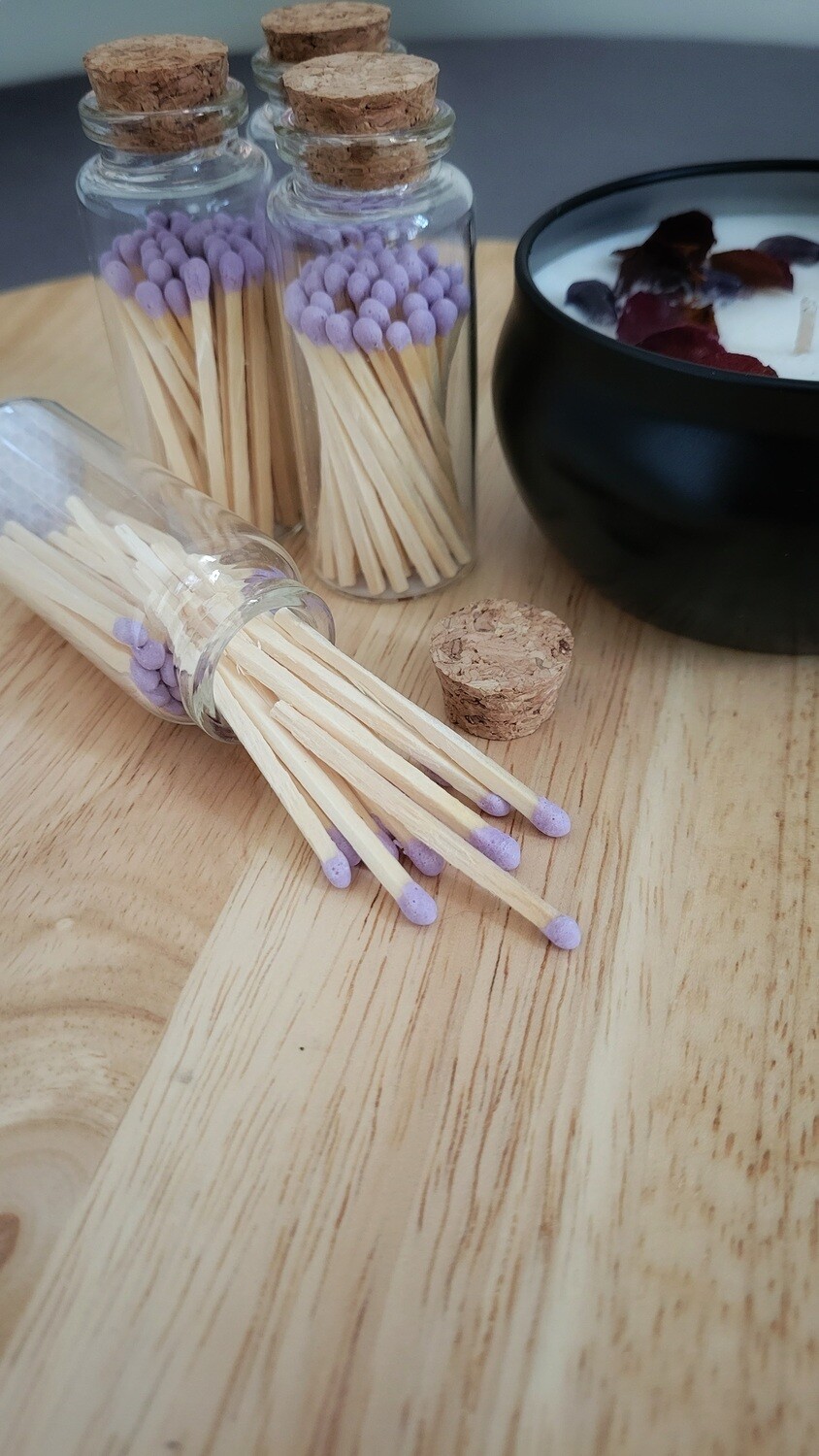 Lavender Color Tip Matches