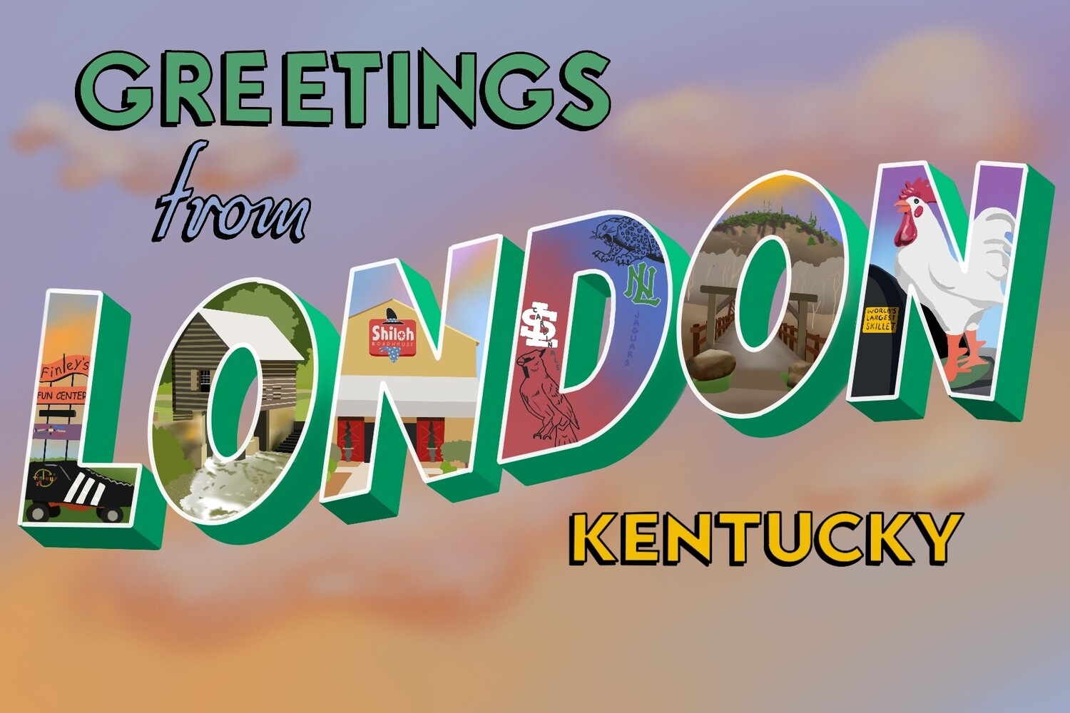 London Postcards (set of 5)