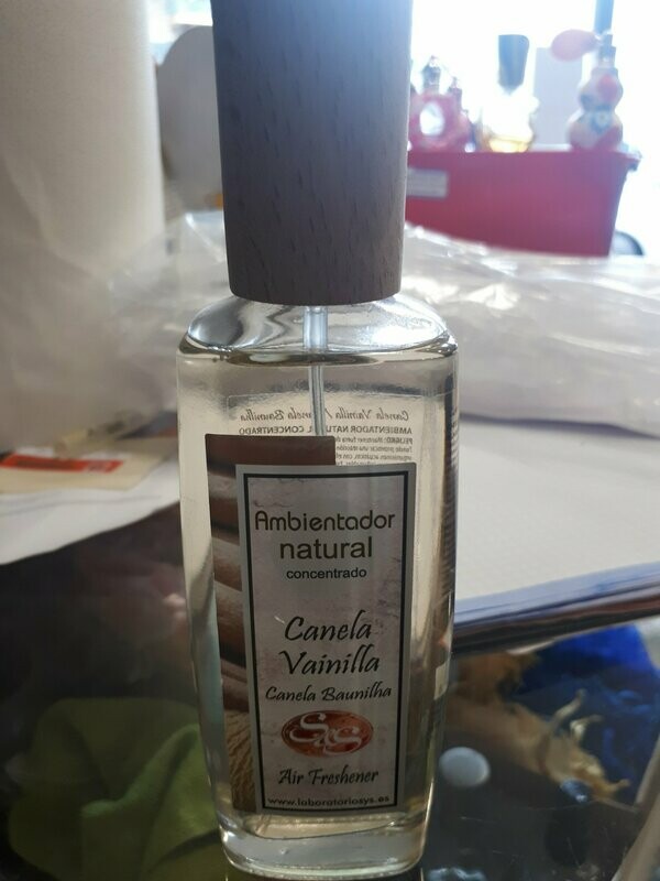 Ambientador pulverizador Canela y Vainilla S&S