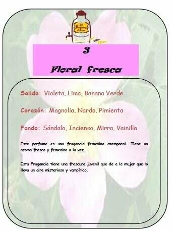 Perfume número 3 a granel - Jaloguinjp