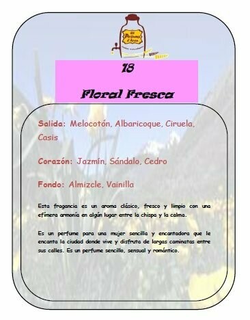 Perfume número 18 a granel - Burberi Burberi