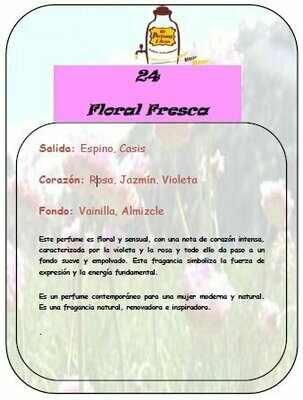Perfume número 24 a granel - Flor Cuenzo