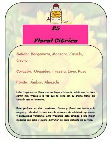 Perfume número 25 a granel - Feliz Clínica
