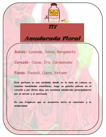 Perfume número 117 a granel - El Hombre ChD