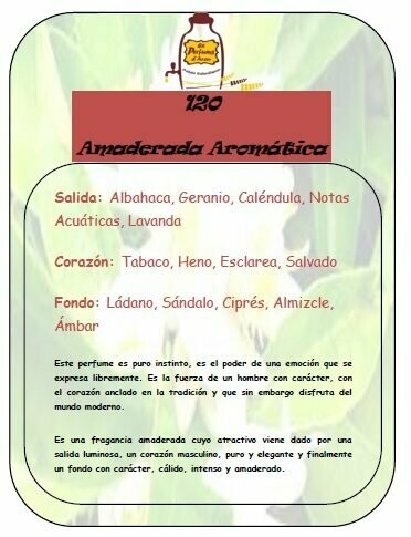 Perfume número 120 a granel - DuGa Intenso