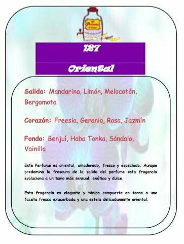 Perfume número 127 a granel - Ayur Chan