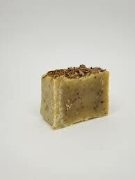 Jabón Botánico Artesanal Orgánico de Azahar y Almendras Molidas