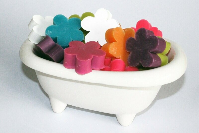 Jabones de invitados con distintas formas y aromas