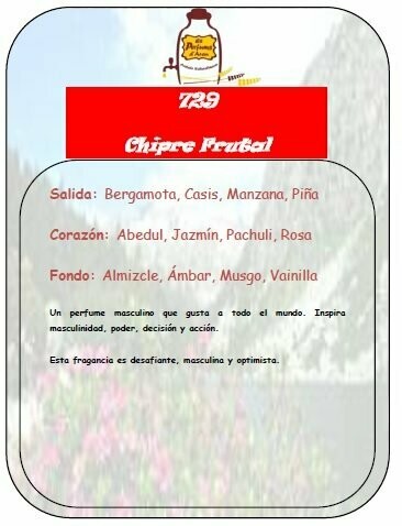 Perfume número 729 a granel - Aventura Creedo