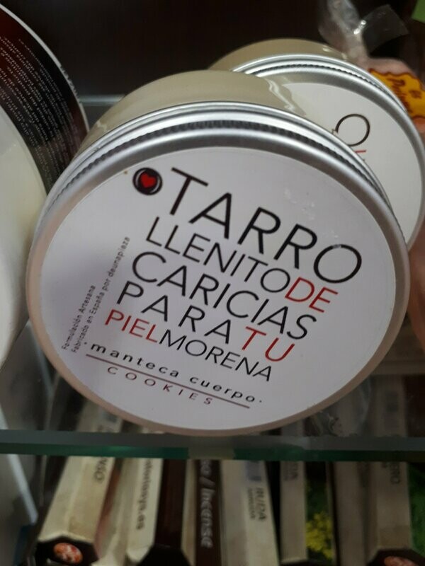 Manteca Corporal - Facial de Karité con aroma a Cookies