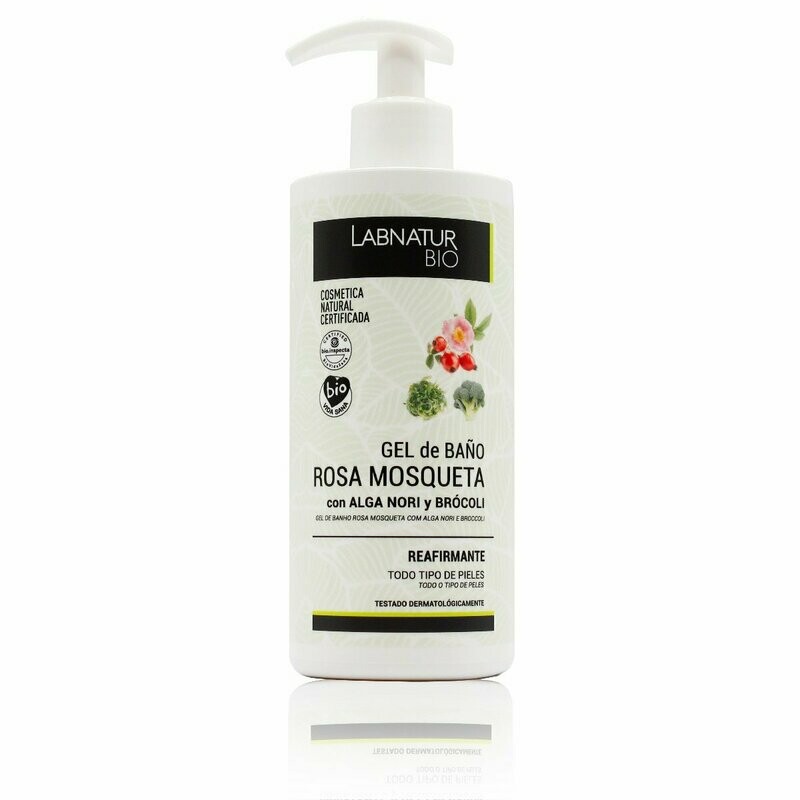 LABNATUR BIO GEL DE BAÑO ROSA MOSQUETA, ALGAS Y BROCOLI 450ml