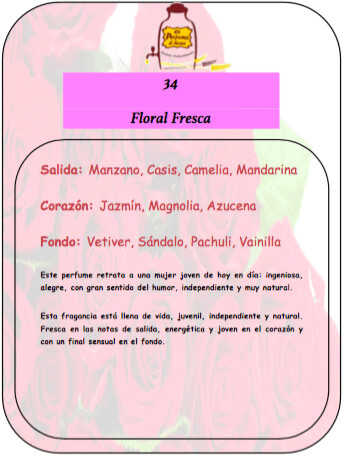 Perfume número 34 a granel - Tomás Hilfijer