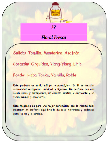 Perfume número 37 a granel - ¿Ángel o Demonio Yiven?