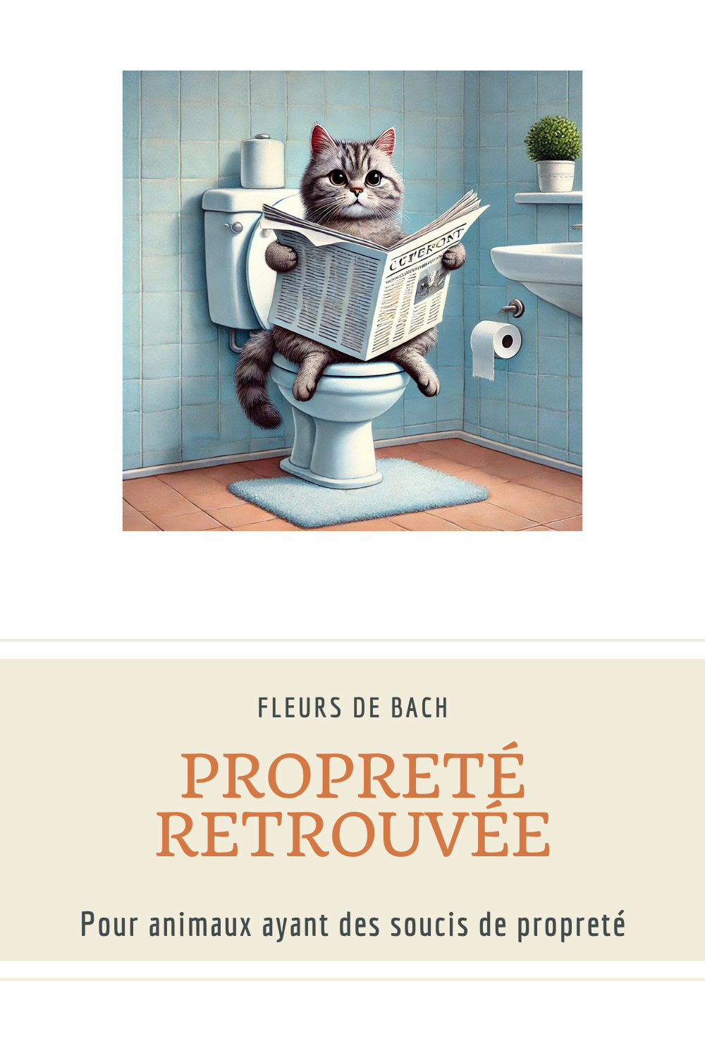 Fleurs de Bach pour animaux ayant des soucis de propreté