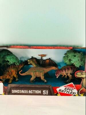 Dinosaur Action 5 Pk