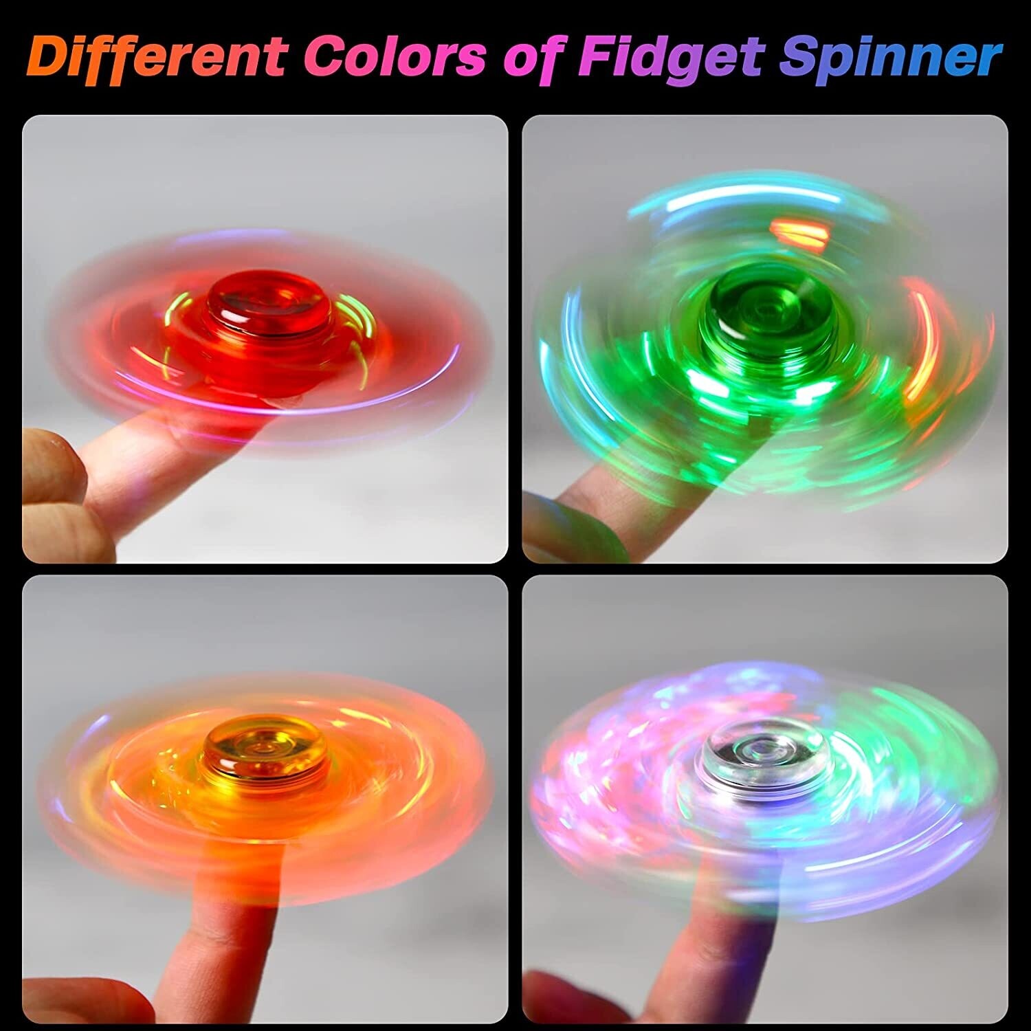 LED LIght Up Fidget Spinner