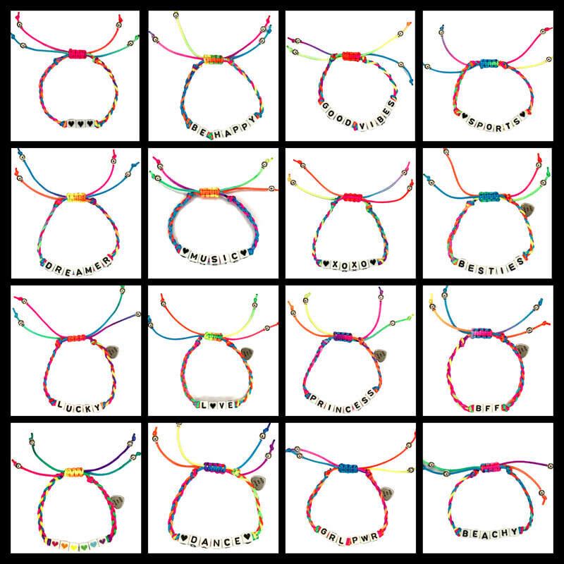 Bead Me Silly Word Bracelets