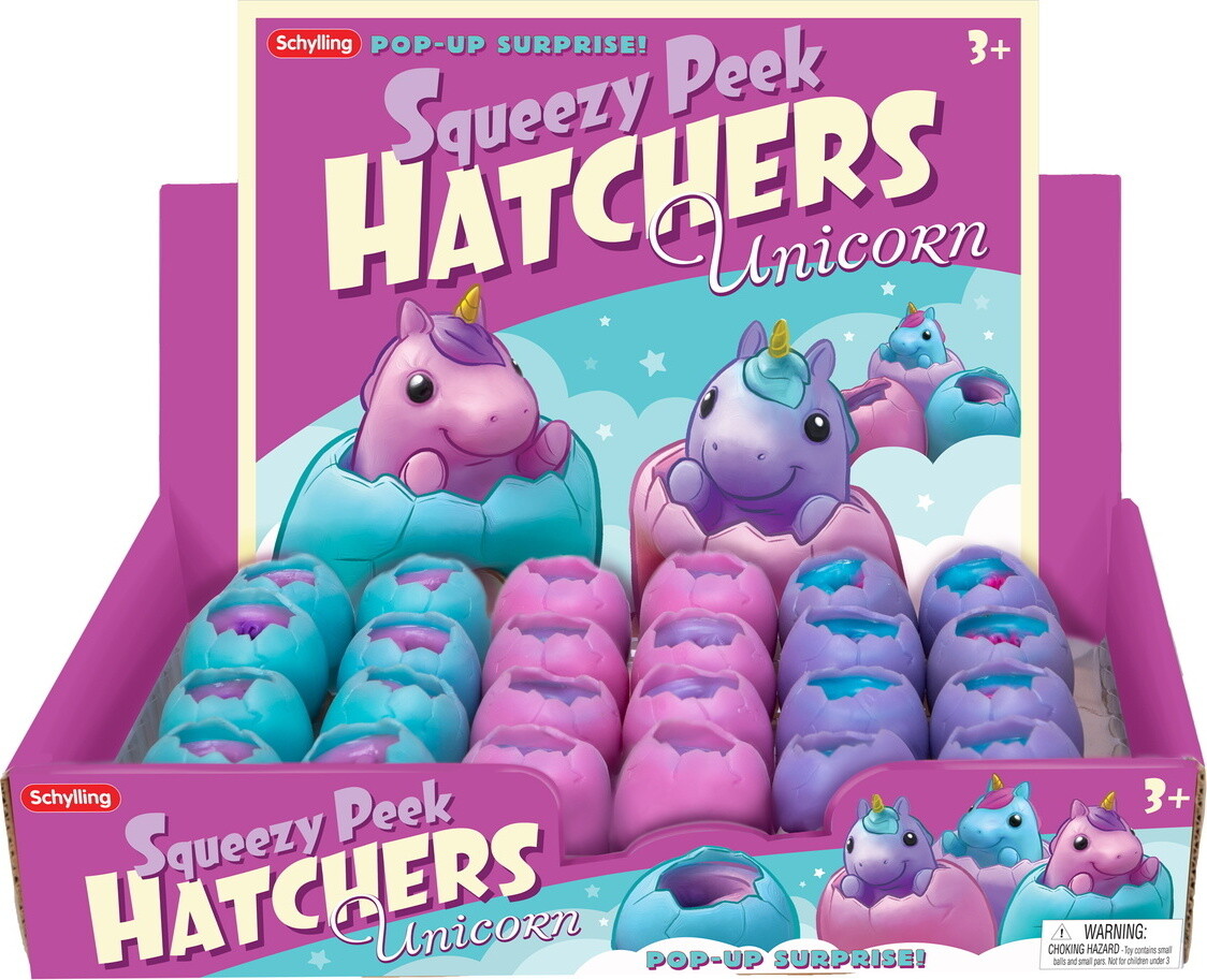 Unicorn Squeezy Peek Hatchers