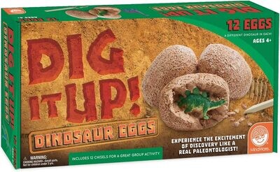 Dig It Up Dinosaur Eggs - 12 Eggs