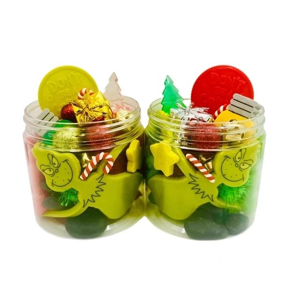 Dough Sensory Jar 6 oz - Holiday