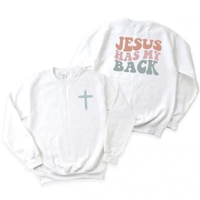 Saving Grace  - Jesus Has My Back Sweatshirt