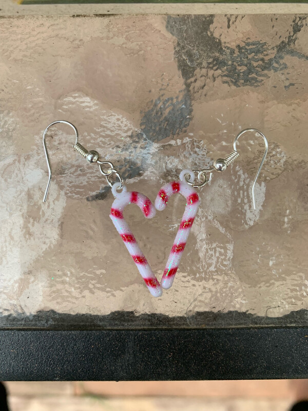 Candy Cane~ Christmas Earrings