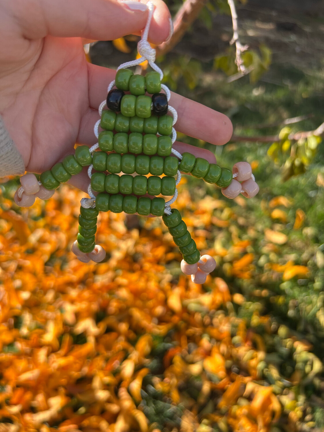 Spring Frog Keychain 
