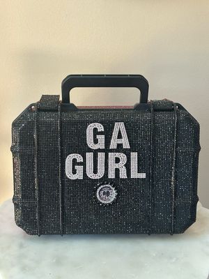 Super Big Rhinestone Humidor Case Customizable
