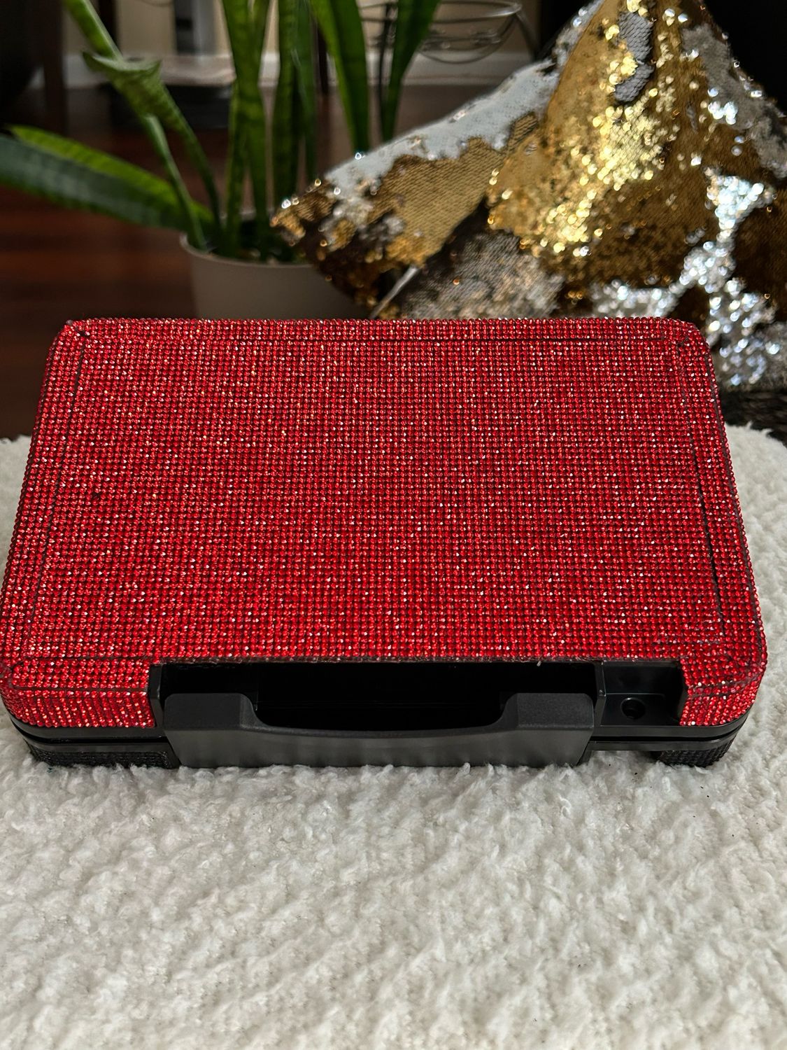 Personalized Large Rhinestone Cigar Travel Set