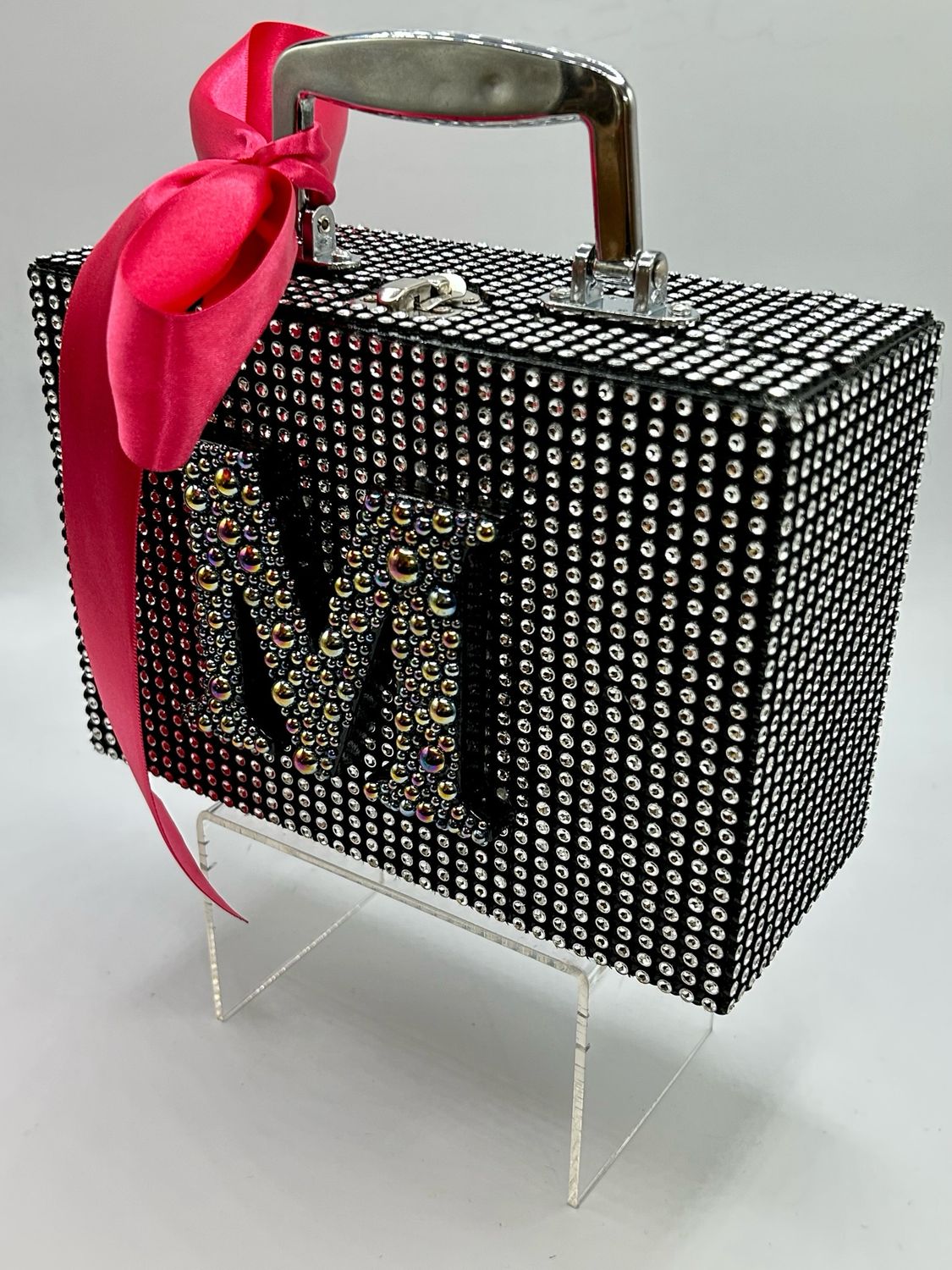 Customizable Initial Box Bag