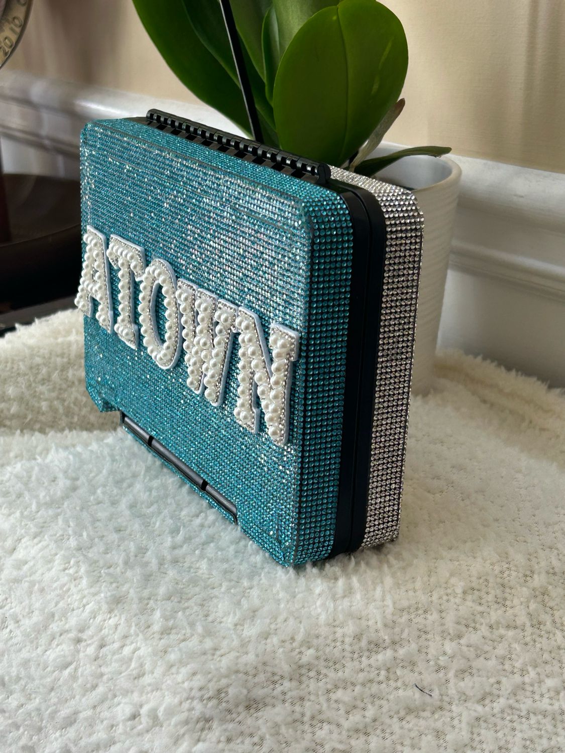 Personalized Large Rhinestone Cigar Travel Set