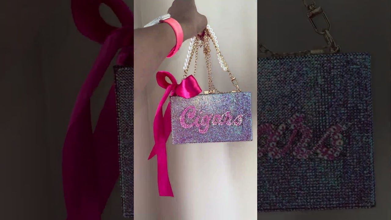 “Cigarista” Rhinestone Clutch Purse