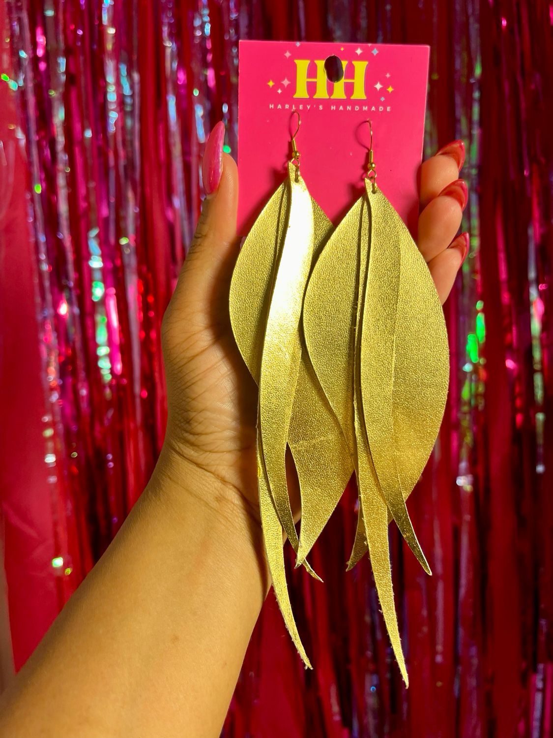 Lady Killas- Gold Statement Earrings