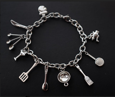 Pulsera con Dijes de Chef