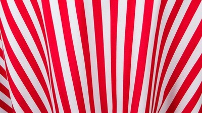 Red/White Stripe Sash 7