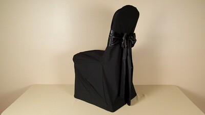 Black Poly LARGE Chair Cover (LOT OF 50)
