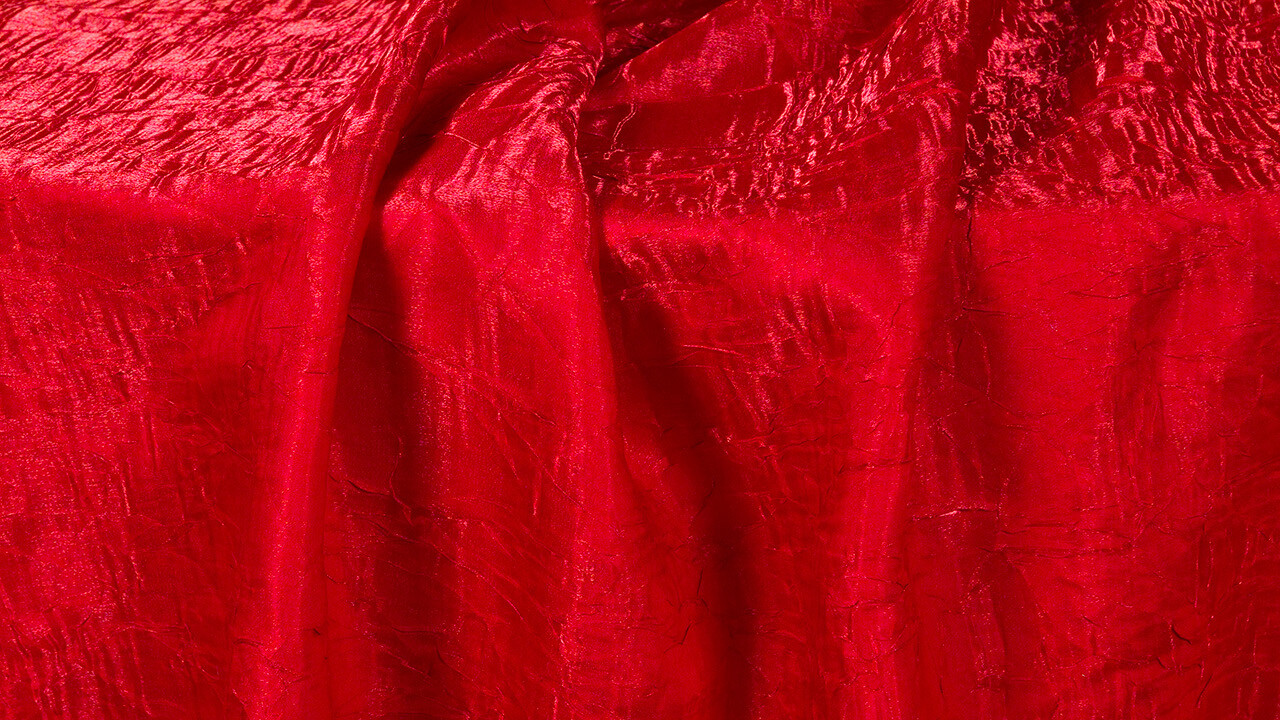 Valentine Red Iridescent Crush Dinner Napkin (Lot of 10)