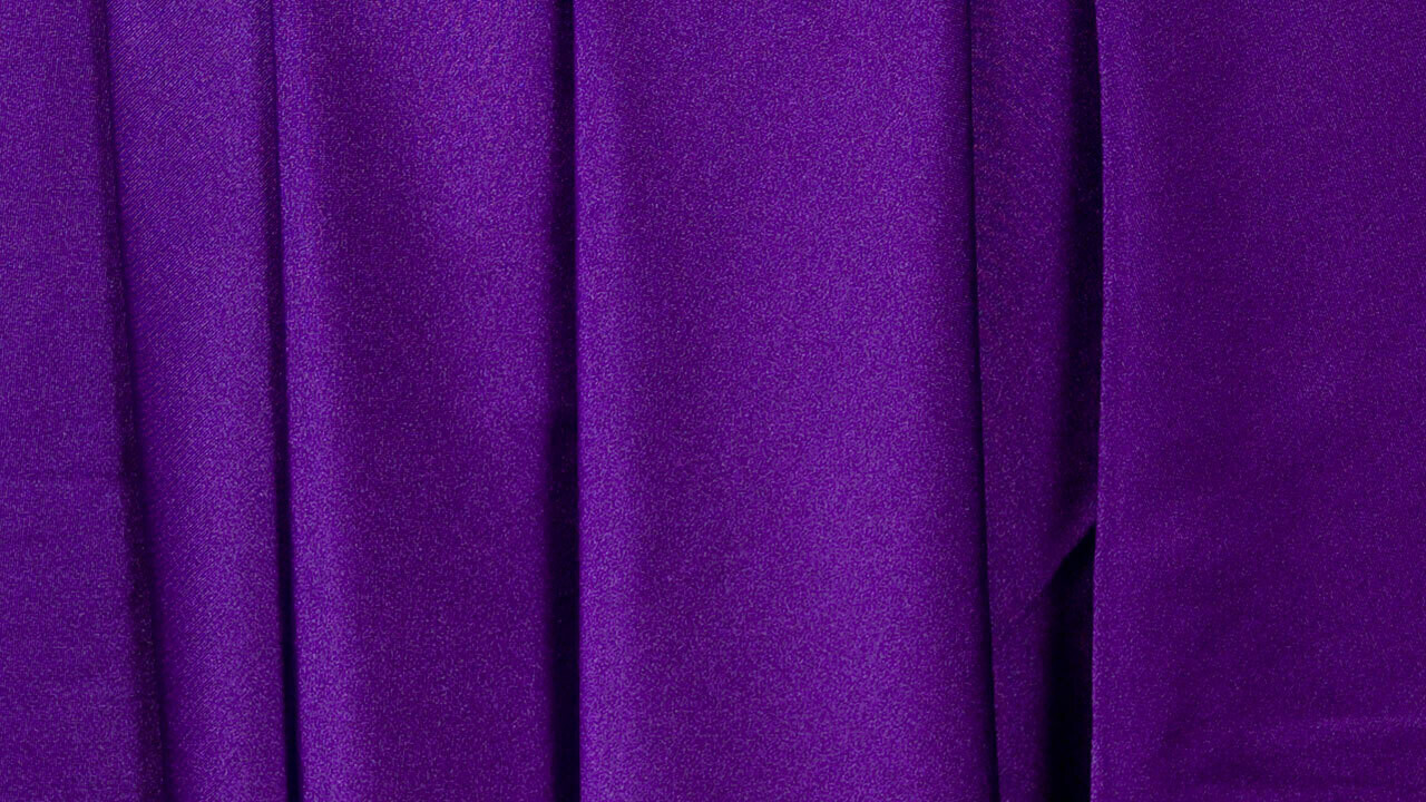 Purple Spandex 8' Banquet