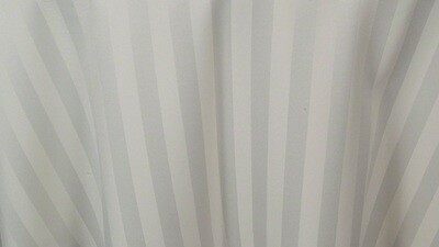 Ivory Satin Stripe - 60" x 120"