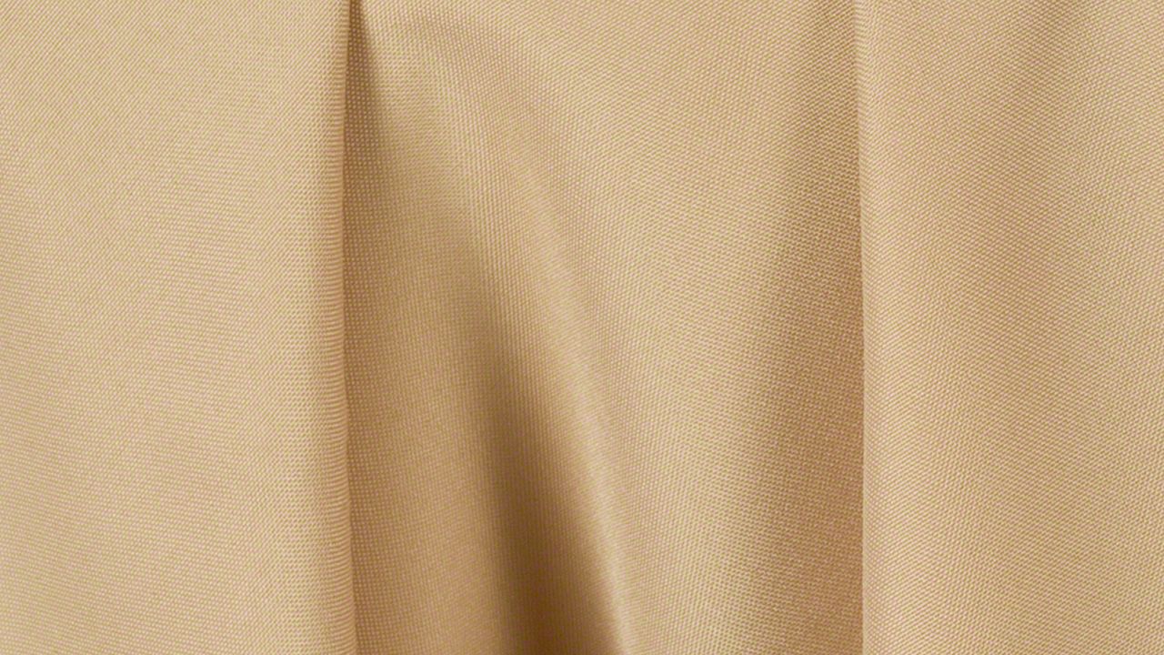 Camel Polyester 90" Round