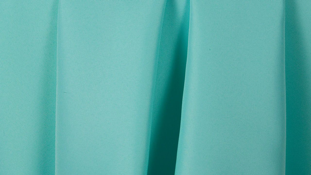 Aqua Polyester 90" Round