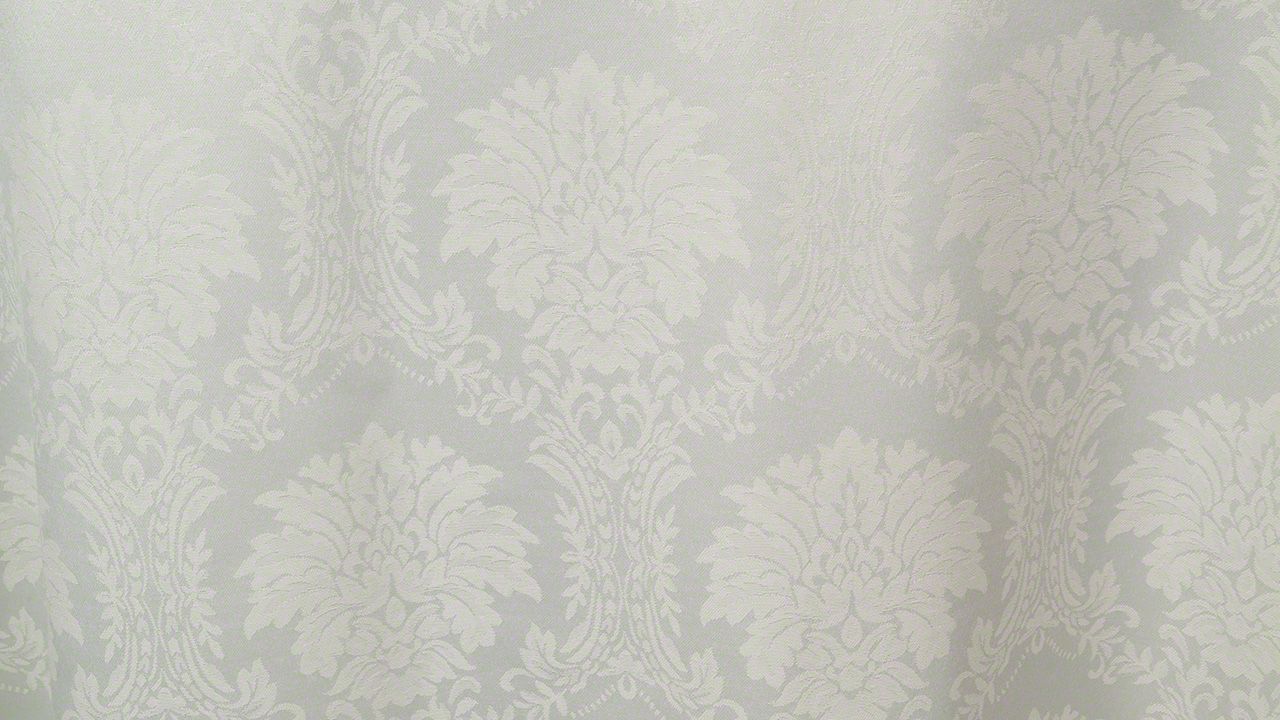 Ivory Wellington Damask 120" Round
