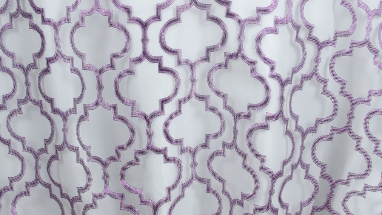 Purple Mimosa Sheer 90" x 156"