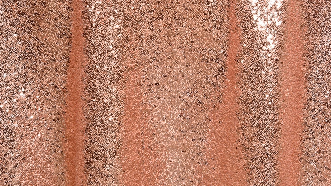 Blush Sequins 90" x 156"