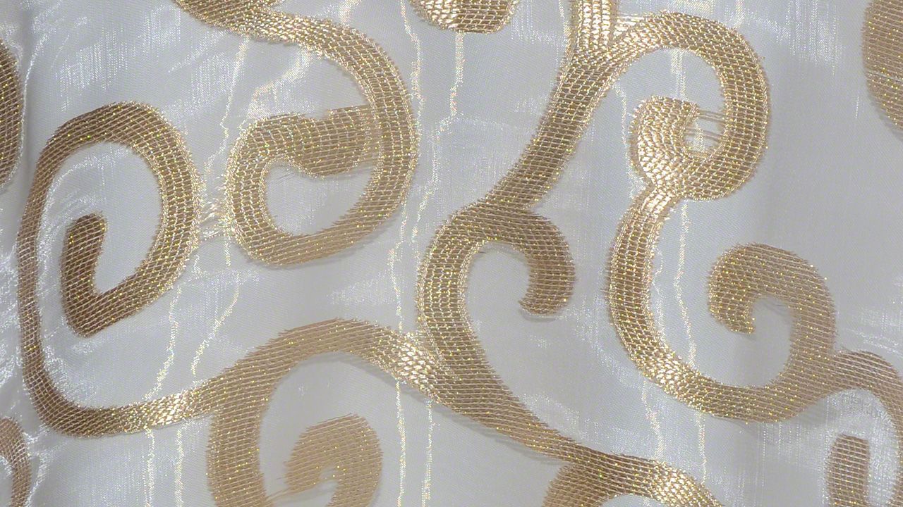 Gold Manhattan Sheer 90" x 156"